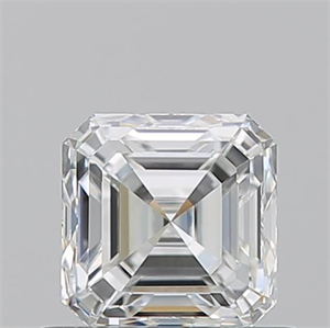 Picture of Natural Diamond 0.70 Carats, Asscher with  Cut, G Color, VVS2 Clarity and Certified by GIA