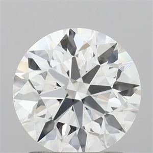 Picture of Lab Grown Diamond 1.42 Carats, Round with Ideal Cut, E Color, VVS2 Clarity and Certified by IGI