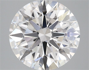 Picture of Lab Grown Diamond 3.06 Carats, Round with Ideal Cut, D Color, VVS2 Clarity and Certified by IGI