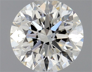 Foto Diamante Natural 0.61 quilates, Redondo , Color G, claridad SI1 y certificado GIA de