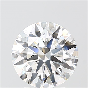 Picture of Lab Grown Diamond 3.09 Carats, Round with Ideal Cut, E Color, VVS1 Clarity and Certified by IGI