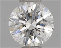 Natural Diamond 0.42 Carats, Round with Excellent Cut, F Color, SI1 Clarity and Certified by GIA