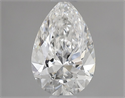 Natural Diamond 0.56 Carats, Pear with  Cut, G Color, VVS1 Clarity and Certified by GIA
