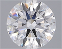 Lab Grown Diamond 2.53 Carats, Round with Ideal Cut, D Color, VVS1 Clarity and Certified by IGI