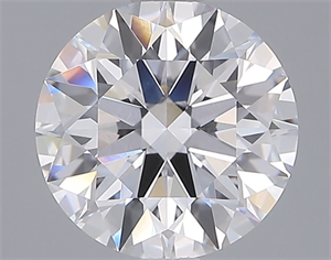 Picture of Lab Grown Diamond 2.53 Carats, Round with Ideal Cut, D Color, VVS1 Clarity and Certified by IGI