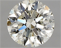 Natural Diamond 0.70 Carats, Round with Excellent Cut, L Color, SI1 Clarity and Certified by GIA