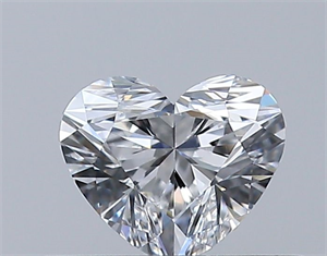 Picture of Natural Diamond 0.31 Carats, Heart with  Cut, D Color, VVS1 Clarity and Certified by GIA