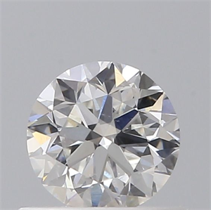 Foto Diamante Natural 0.46 quilates, Redondo , Color F, claridad SI1 y certificado GIA de