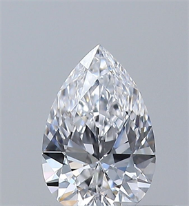 Foto Diamante Natural 0.30 quilates, De pera , Color D, claridad VS1 y certificado GIA de