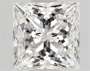 Foto Diamante Natural 0.51 quilates, Princesa , Color F, claridad VVS2 y certificado GIA de