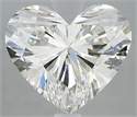 Natural Diamond 3.06 Carats, Heart with  Cut, J Color, VS2 Clarity and Certified by GIA