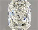 Natural Diamond 1.01 Carats, Radiant with  Cut, K Color, SI1 Clarity and Certified by GIA
