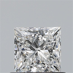 Picture of Natural Diamond 0.70 Carats, Princess with  Cut, F Color, VS1 Clarity and Certified by GIA