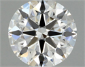 Natural Diamond 0.42 Carats, Round with Excellent Cut, H Color, VVS2 Clarity and Certified by GIA