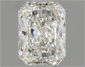 Natural Diamond 1.05 Carats, Radiant with  Cut, I Color, VVS1 Clarity and Certified by GIA