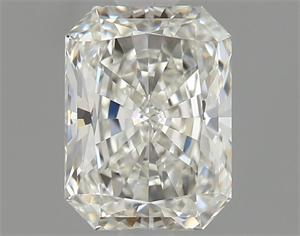 Picture of Natural Diamond 1.05 Carats, Radiant with  Cut, I Color, VVS1 Clarity and Certified by GIA