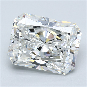 Picture of Natural Diamond 5.30 Carats, Radiant with  Cut, G Color, VS1 Clarity and Certified by GIA