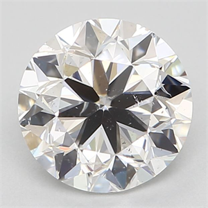 Picture of Natural Diamond 0.91 Carats, Round with Very Good Cut, E Color, SI2 Clarity and Certified by GIA