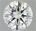 Natural Diamond 0.80 Carats, Round with Excellent Cut, J Color, IF Clarity and Certified by GIA