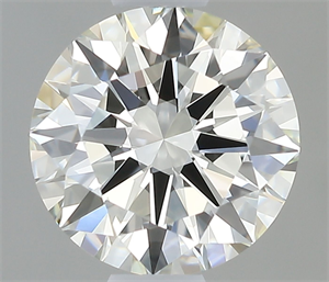 Picture of Natural Diamond 0.80 Carats, Round with Excellent Cut, J Color, IF Clarity and Certified by GIA