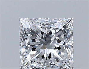 Foto Diamante Natural 0.50 quilates, Princesa , Color D, claridad VVS1 y certificado GIA de