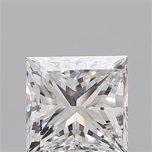 Foto Diamante Natural 0.99 quilates, Princesa , Color E, claridad SI1 y certificado GIA de