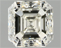 Natural Diamond 1.01 Carats, Asscher with  Cut, J Color, VVS1 Clarity and Certified by IGI