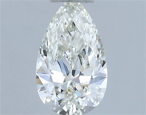 Picture of Natural Diamond 0.54 Carats, Pear with  Cut, I Color, VS1 Clarity and Certified by IGI
