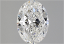 Natural Diamond 2.00 Carats, Oval with  Cut, F Color, VS2 Clarity and Certified by GIA