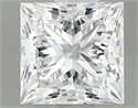 Natural Diamond 0.60 Carats, Princess with  Cut, E Color, SI1 Clarity and Certified by GIA