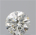 Natural Diamond 0.60 Carats, Round with Excellent Cut, K Color, VVS1 Clarity and Certified by GIA