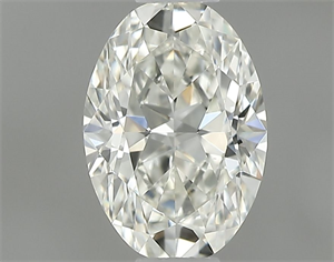 Picture of Natural Diamond 0.40 Carats, Oval with  Cut, J Color, VVS2 Clarity and Certified by GIA