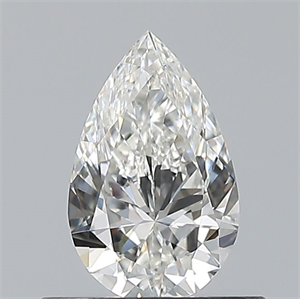 Picture of Natural Diamond 0.50 Carats, Pear with  Cut, G Color, VS2 Clarity and Certified by GIA