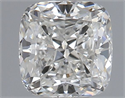 Natural Diamond 0.53 Carats, Cushion with  Cut, F Color, VS1 Clarity and Certified by GIA
