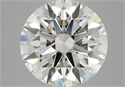 Natural Diamond 5.08 Carats, Round with Excellent Cut, K Color, SI1 Clarity and Certified by GIA