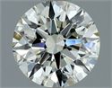 Natural Diamond 1.00 Carats, Round with Excellent Cut, K Color, VS1 Clarity and Certified by IGI
