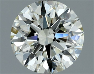 Picture of Natural Diamond 1.00 Carats, Round with Excellent Cut, K Color, VS1 Clarity and Certified by IGI