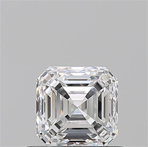 Picture of Natural Diamond 0.70 Carats, Asscher with  Cut, F Color, VVS2 Clarity and Certified by GIA