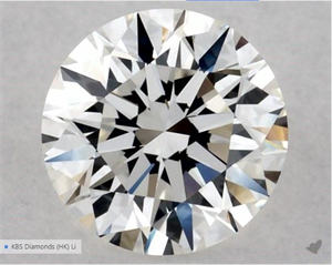Foto Diamante Natural 0.55 quilates, Redondo , Color G, claridad VVS2 y certificado GIA de