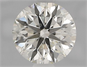 Natural Diamond 1.02 Carats, Round with Excellent Cut, L Color, VS2 Clarity and Certified by IGI
