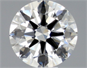 Natural Diamond 0.53 Carats, Round with Excellent Cut, I Color, VS1 Clarity and Certified by GIA