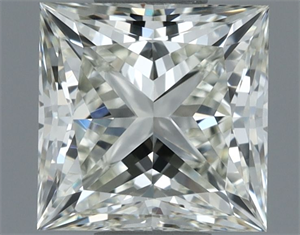 Picture of Natural Diamond 0.70 Carats, Princess with  Cut, I Color, VVS1 Clarity and Certified by IGI