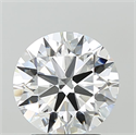 Lab Grown Diamond 2.53 Carats, Round with Ideal Cut, E Color, VVS2 Clarity and Certified by IGI