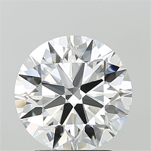 Picture of Lab Grown Diamond 2.53 Carats, Round with Ideal Cut, E Color, VVS2 Clarity and Certified by IGI