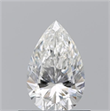 Natural Diamond 0.58 Carats, Pear with  Cut, G Color, VS2 Clarity and Certified by GIA