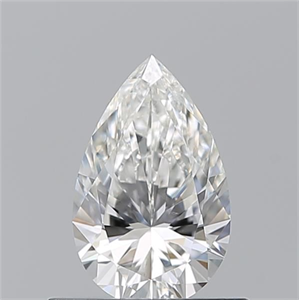 Picture of Natural Diamond 0.58 Carats, Pear with  Cut, G Color, VS2 Clarity and Certified by GIA