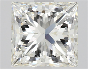Picture of Natural Diamond 1.81 Carats, Princess with  Cut, I Color, VS1 Clarity and Certified by GIA