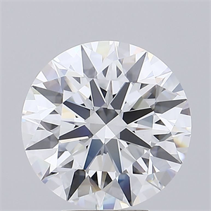 Picture of Lab Grown Diamond 5.21 Carats, Round with Ideal Cut, E Color, VS1 Clarity and Certified by IGI