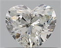 Natural Diamond 0.40 Carats, Heart with  Cut, H Color, VVS1 Clarity and Certified by GIA