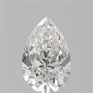 Picture of Natural Diamond 0.70 Carats, Pear with  Cut, H Color, VVS1 Clarity and Certified by GIA
